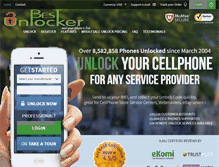 Tablet Screenshot of bestunlocker.net